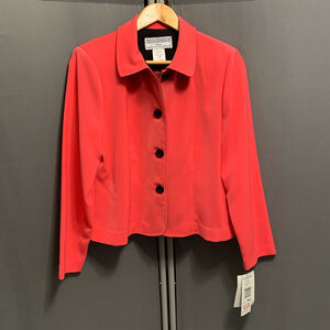 B28-Women's Jessica Howard Coral Blazer Jacket Size 10 Petite